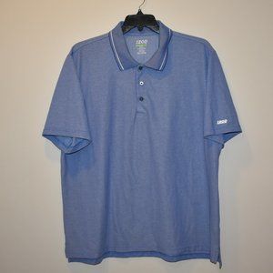 IZOD PERFORM X Light Blue  XTREME FUNCTION GOLF COOL-FX POLO GOLF SHIRT 2XL